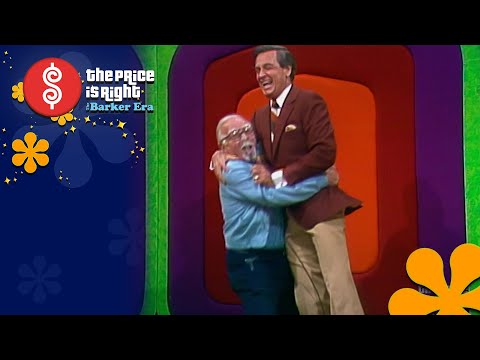 Super-Excited TPIR Contestant Picks Up Bob Barker After Winning ANY NUMBER - The Price Is Right 1983