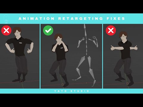 Blender: Character Animation Retargeting - Mistakes & Fixes (2024)