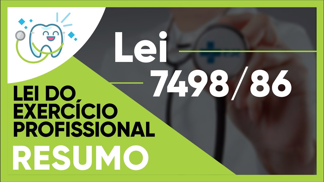 Resumo Lei 7498/86 - Lei do Exercício Profissional