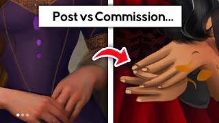 Artist Called Out For Quality Differences In Art...