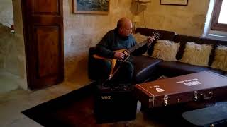 Video thumbnail for Epiphone Lt Ed. 58 Korina Flying V compared to Epiphone Joe Bonamassa "Amos" Fying V by smilerman1