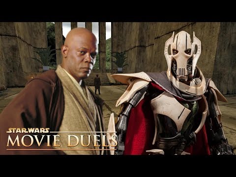 Mace Windu vs General Grievous - Star Wars Movie Duels AI Tournament