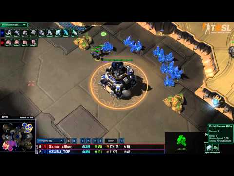 Azubu Top  (T) vs Gamania Slam (Z) - TESL - Season Two Elimination Round - G2