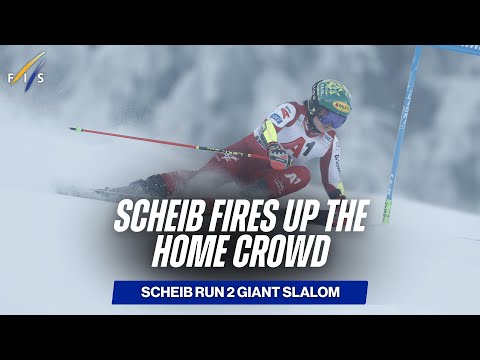 Scheib Fires Up The Home Crowd | FIS Alpine