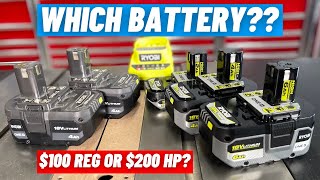 Ryobi Days Are Here!!! || Are The HP Ryobi Batteries Worth Twice The Money?!?
