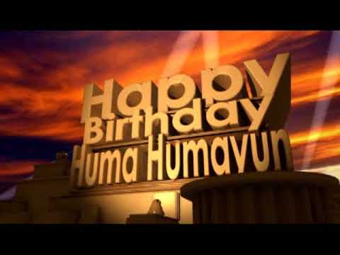 Happy Birthday Huma Humayun