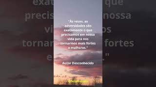 Adversidades é o que Precisamos