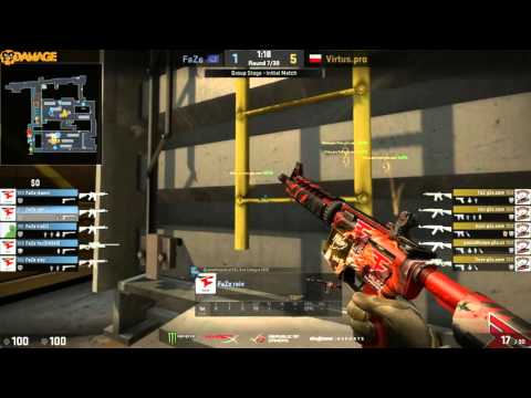 Virtus.pro vs. FaZe Clan | Gruppe D, DreamHack Masters Malmö 2016 | de_train