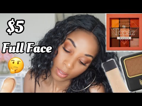 Full Face Nothing Over $5| Affordable Makeup Tutorial!!
