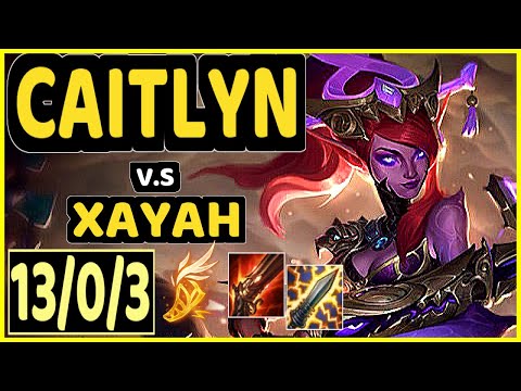 KLAUS (CAITLYN) vs XAYAH - 13/0/3 KDA BOTTOM ADC CHALLENGER GAMEPLAY - BR