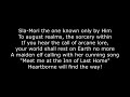 Nightwish Wishmaster Lyrics