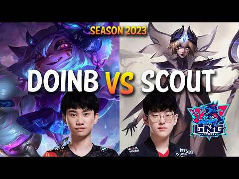 Doinb vs LNG Scout - Doinb TRISTANA vs Scout LEBLANC - Patch 13.14 KR Ranked