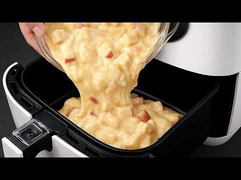 Der berรผhmte 5-Minuten-Apfelkuchen aus der Heiรluftfritteuse! Alle suchen dieses Rezept!