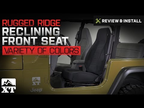 Jeep Wrangler Rugged Ridge Reclining Front Seat (1987-2002 YJ, TJ) Review & Install