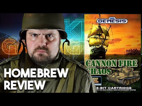 Cannon Fire Chaos for Sega Genesis - MGG Homebrew Review