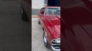 1969 396 4-Spd SS ChevelleFrame off restored, Garnet red on red!
