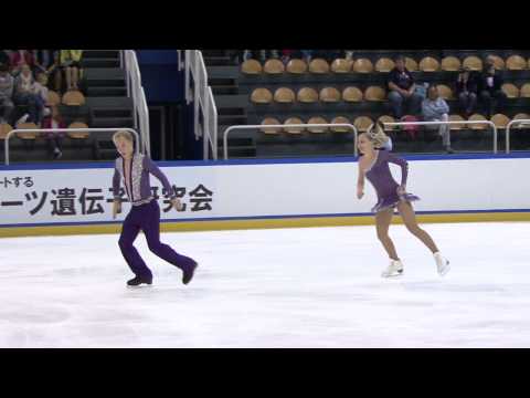 ISU 2014 Jr Grand Prix Courchevel Short Dance Marina ELIAS / Denis KORELINE EST
