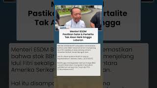 Bahlil Pastikan Solar dan Pertalite Tidak akan Naik Hingga Lebaran di Tengah Perang AS-Iran