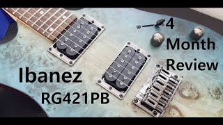 Video thumbnail for A Solid "Mod Platform" Ibanez Electric Guitar, The RG421PB  - 4 Month Review by Hunnitap