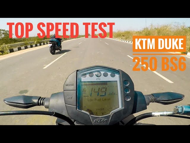 Ktm 250 Duke Top Speed Test - Is It Faster Than Suzuki Gixxer 250?