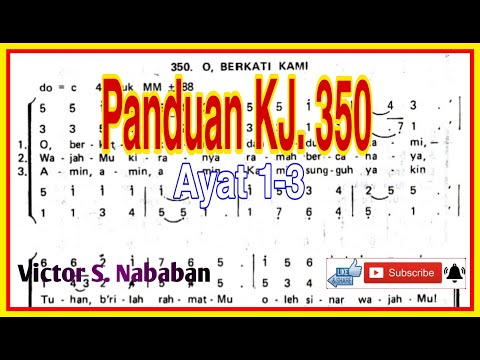 Panduan KJ 350 O, BERKATI KAMI || Ayat 1-3