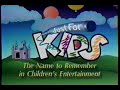 Just For Kids 1991 Company Logo VHS Capture