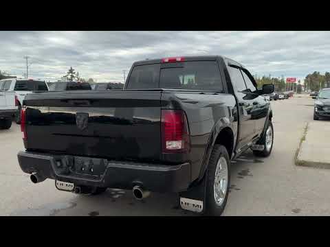 2013 Ram 1500 4WD Crew Cab 5.7 Ft Box Sport in Black for sale at Bannister Ford Edson in Edson, AB
