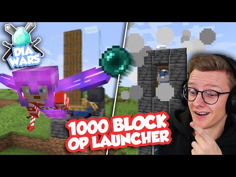 SUPER OP! 1000 Block Ender Pearl & Elytra Launcher! - #9 DiaWars