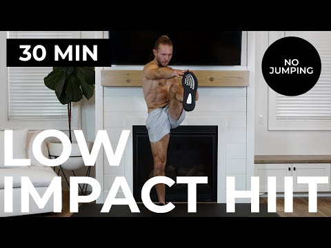 30 Min SWEATY Low Impact HIIT Workout [NO JUMPING + APARTMENT FRIENDLY] + Cool Down