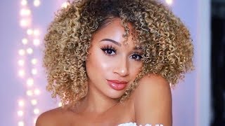 Drugstore Curly Hair Routine! Big &amp; Fluffy Curls