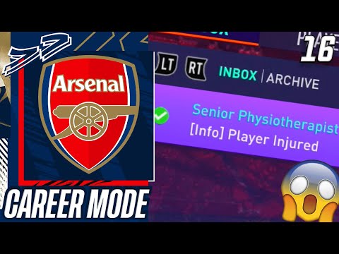 HIS SEASON IS OVER..NOT AGAIN!!😔 - FIFA 21 Arsenal Career Mode EP16