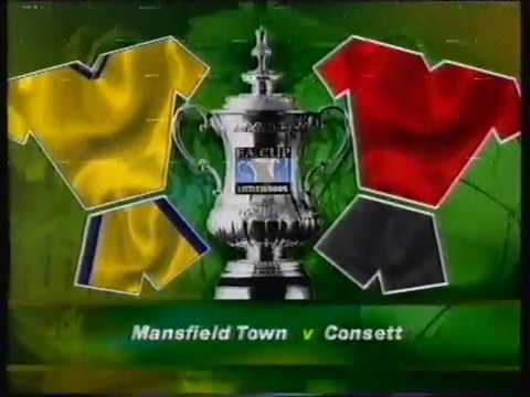 Mansfield Town v Consett FA Cup Round 1 16/11/1996