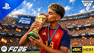 FC 26 FIFA WORLD CUP WINNERS SPAIN FULL TOURNAMENT GAMEPLAY