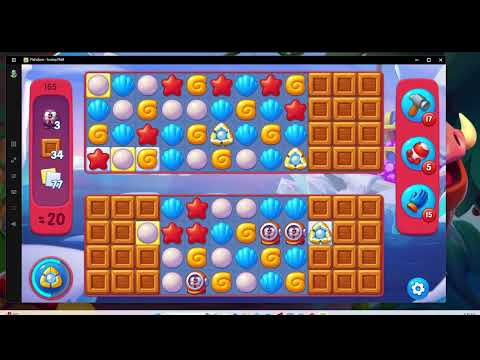 Fishdom Hard Level 165 Farm Aquarium | Audio Talkthrough F2P Tips & Strategy Walkthrough