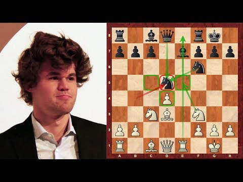 Chess Strategy: How to play with Isolated Queens Pawn: Magnus Carlsen vs Granda Zuniga