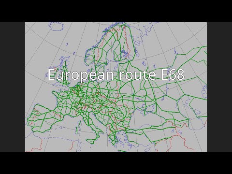 European route E68