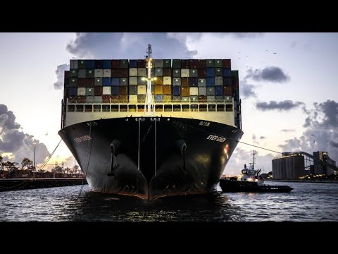 “Ever Given” arrived in Rotterdam four months later than planned