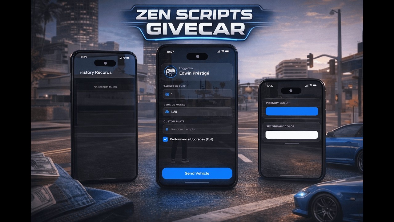Zen Scripts - Advanced GiveCar System