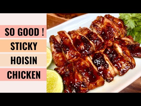 EASY & TASTY! Sticky Hoisin Chicken Thighs Pan Fry 💕 | Aunty Mary Cooks ❤️