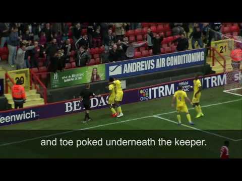 Relive Dom's goal of the month for AFC Wimbledon