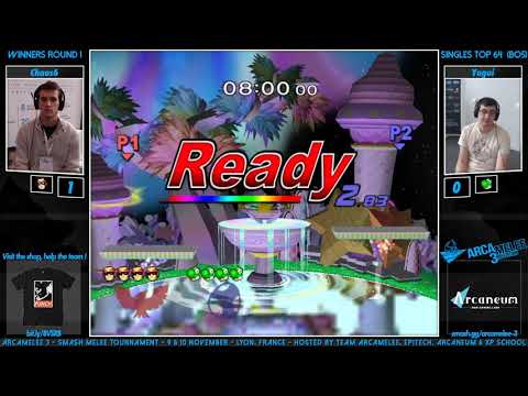 ▼ARCAMELEE 3 - WINNERS ROUND 1 - Chaos6 (Cap.Falcon) VS Yogui (Yoshi)