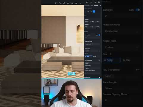 How to set up the Camera in D5 Render