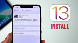 iOS 13 Public Beta Released - How to Install!