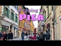 4K The Shopping Streets Of PISA Corso Italia And Borgo Stretto Italy