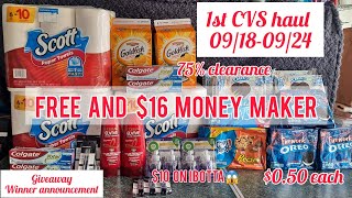 CVS Couponing 09/18-09/24|| $0.50 OREO, Free scott paper towel|| G on airwick rebate|| $16MM😱