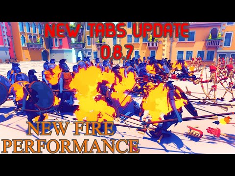 NEW UNITS FIRE PERFORMANCE - TABS UPDATE - EVERYTHING WILL BURN - Totally Accurate Battle Simulator