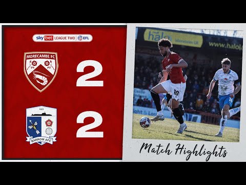 FC Morecambe 2-2 AFC Association Football Club Bar...