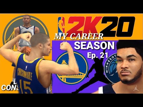 Warriors vs Timberwolves | Season 2, Ep.21 | nba 2k20 my career