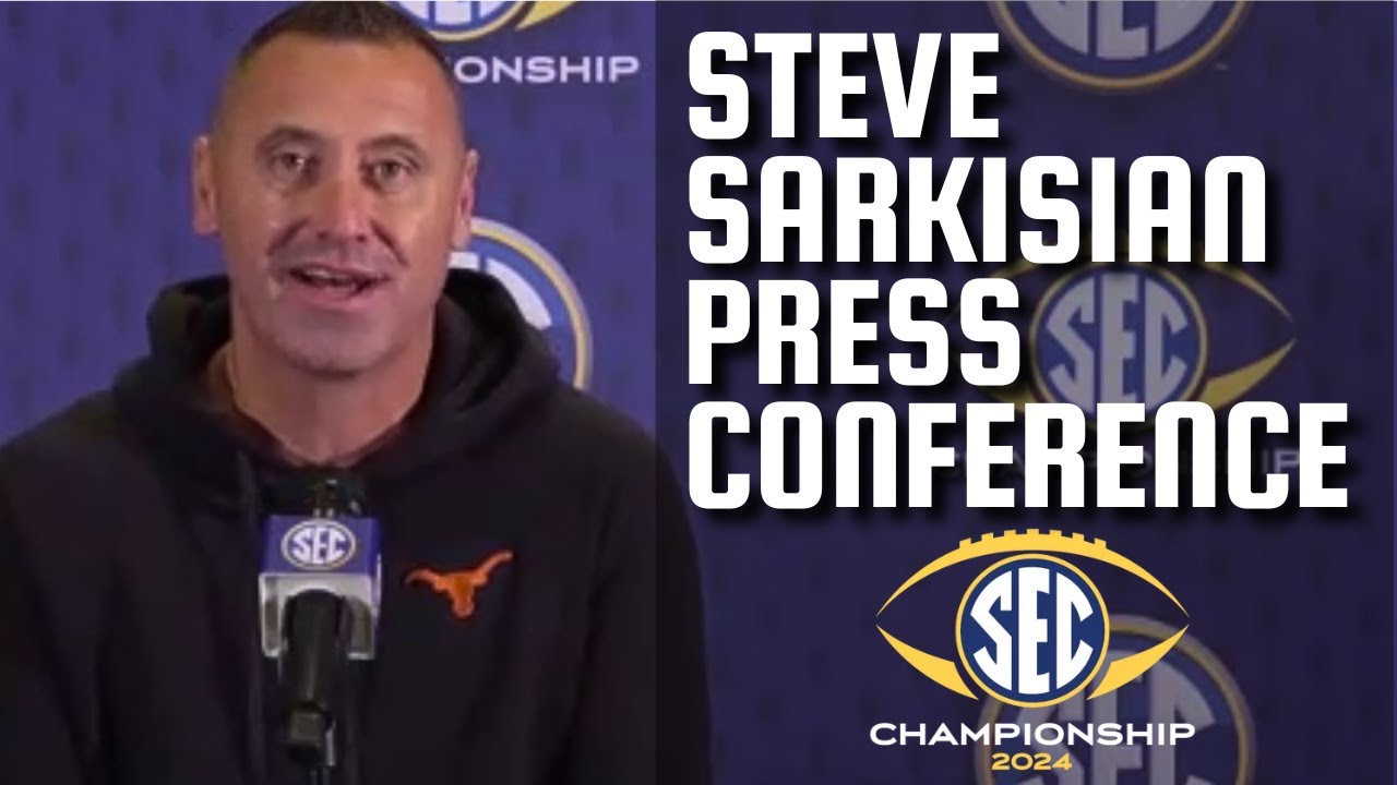 Steve Sarkisian Speaks at Pre-SEC Championship Press Conference