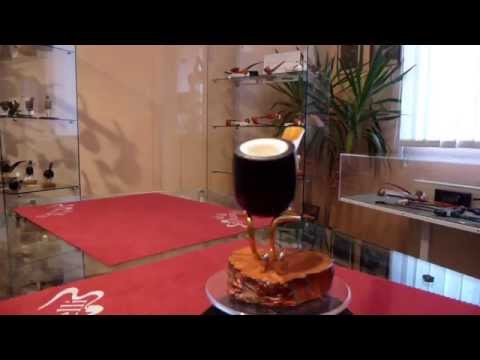 Pipa bog oak e schiuma pot freehand - www.paronellipipe.it